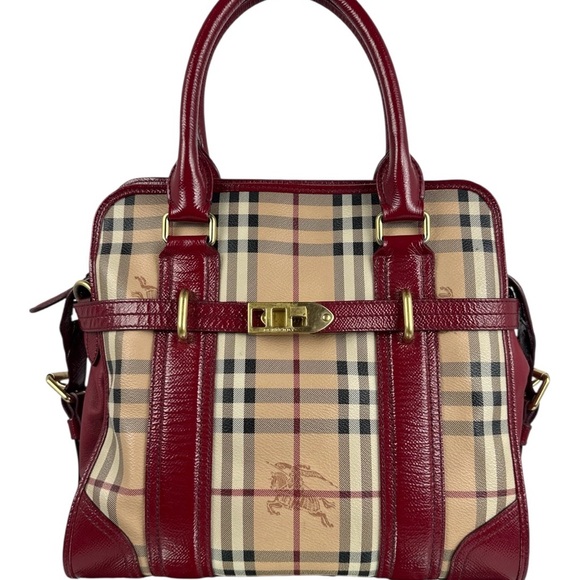BURBERRY NOVA CHECK TOTE BAG - Picture 1 of 12